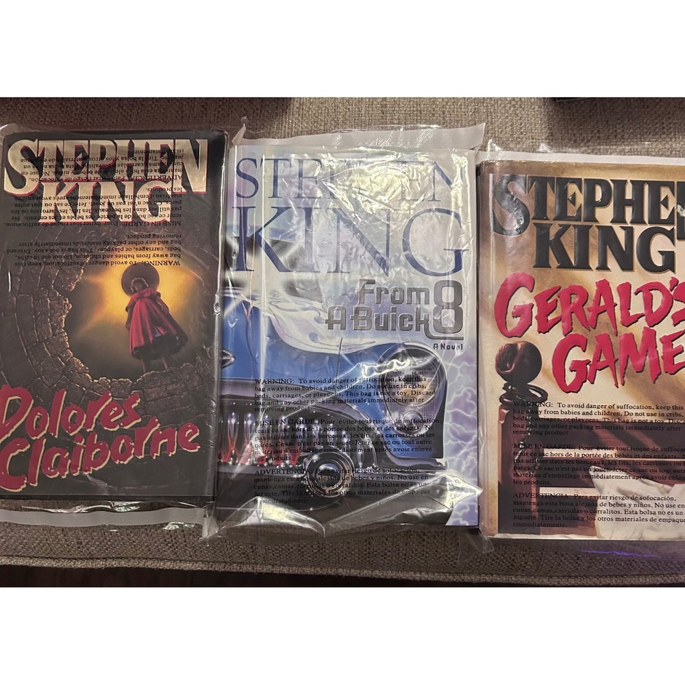 Stephen King First Ed Hardcover Lot Gerald's Game Dolores Claiborne Buick 8 post